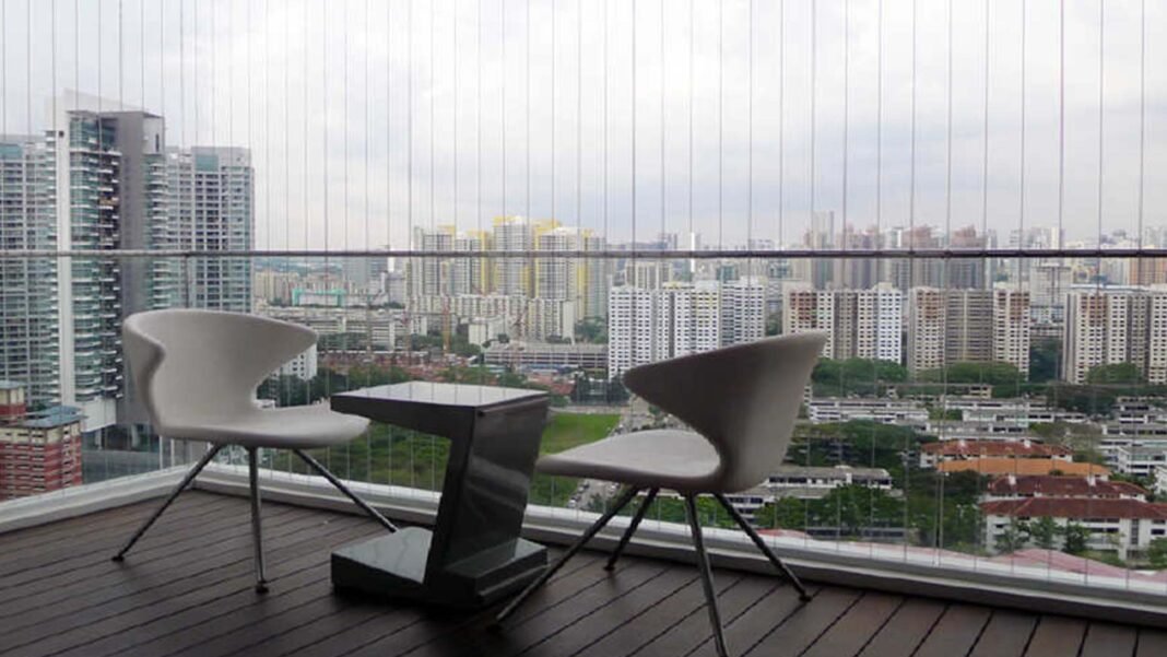 invisible grill for balcony