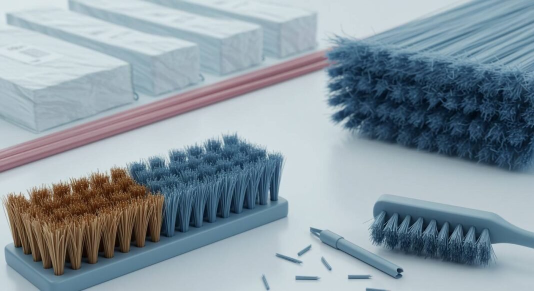 monofilament bristle for household brushes